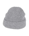 Samsoe & Samsoe Samsøe Φ Samsøe Man Hat Grey Size Onesize Wool, Recycled Wool, Polyamide In Gray