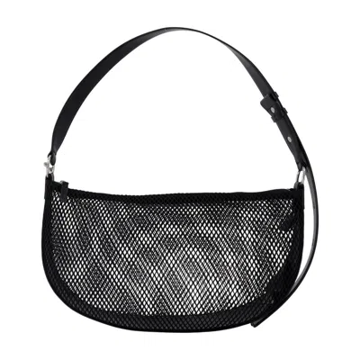 Samsoe & Samsoe Samsøe Samsøe Mesh Nylon Shoulder Bag In Black