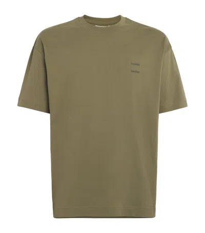 Samsoe & Samsoe Samsøe Samsøe Organic Cotton Joel T-shirt In Green
