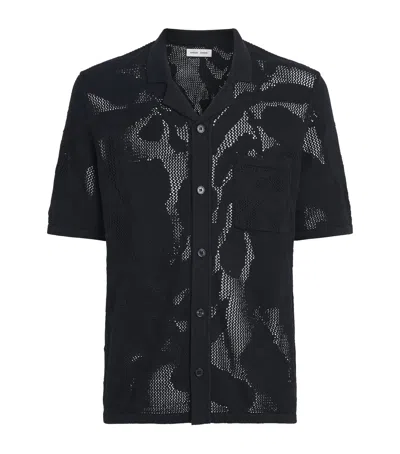 Samsoe & Samsoe Samsøe Samsøe Organic Cotton Saconald Shirt In Black