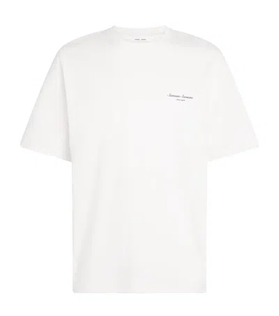 Samsoe & Samsoe Samsøe Samsøe Organic Cotton Sauni T-shirt In White