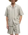 Samsoe & Samsoe Samse Samse Oscar Ax Stripe Shirt In Blue