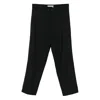 Samsoe & Samsoe Straight-leg Tailored Trousers In Black