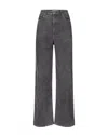 Samsoe & Samsoe Pantalone Sashelly 15792 Asphalt In Gray