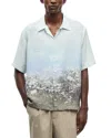 Samsoe & Samsoe Samse Samse Saayo Afterglow Graphic Shirt In Blue