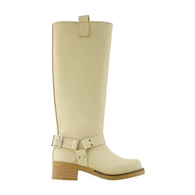 Samsoe & Samsoe Samsøe Samsøe Sabrenta 15874 Boots -  - Leather - Ivory