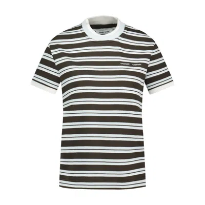 Samsoe & Samsoe Samsøe Samsøe Sacamina Ss T-shirt In Brown