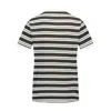 Samsoe & Samsoe Womens Turkish Coffee St. Sacamina Striped Cotton-jersey T-shirt In Multi