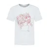 Samsoe & Samsoe Floral-print T-shirt In White