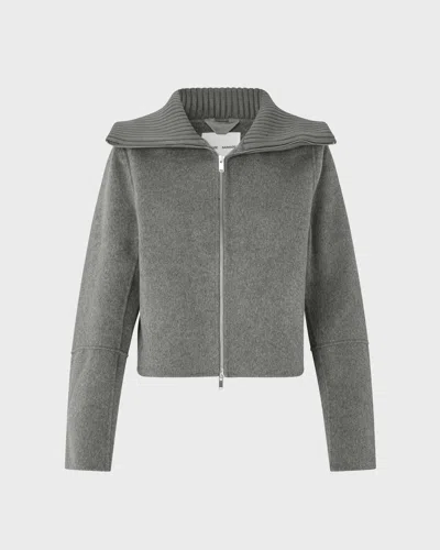 Samsoe & Samsoe Samsøe Samsøe Sacleo Jacket 15772 In Grey Melange