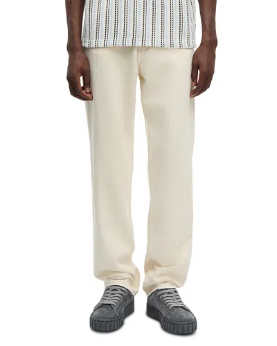 Samsoe & Samsoe Samse Samse Saeddie Straight Fit 32 Jeans In Soft Natural In Green