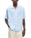 Samsoe & Samsoe Samse Samse Saemerson Stripe Pocket Shirt In Blue