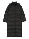 Samsoe & Samsoe Padded Parka Coat In Black