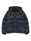 Samsoe & Samsoe Quilted Long-sleeved Cotton Jacket In Blue