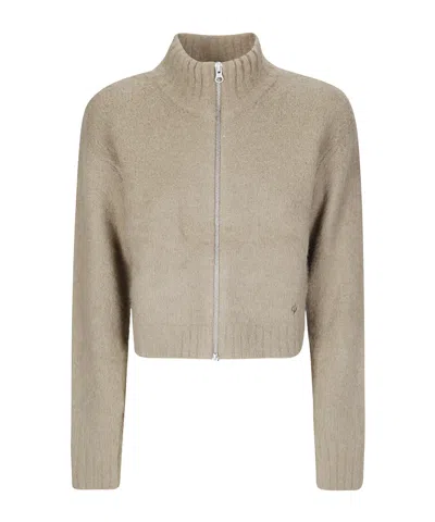 Samsoe & Samsoe Samsøe Samsøe Sajeanne Zip-up Cardigan In Neutral