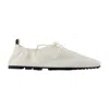 Samsoe & Samsoe Salilli Laced Ballet Flats In White