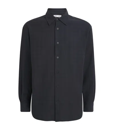 Samsoe & Samsoe Samsøe Samsøe Saluan Check Shirt In Black