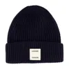 Samsoe & Samsoe Samsoe W Beanie Samsoe Samsoe Wool Blue In Black