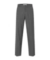 Samsoe & Samsoe Sanoah Straight-leg Tailored Trousers In Black