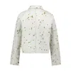 Samsoe & Samsoe Samsøe Samsøe Speckled Cowhide Jacket In Neutral