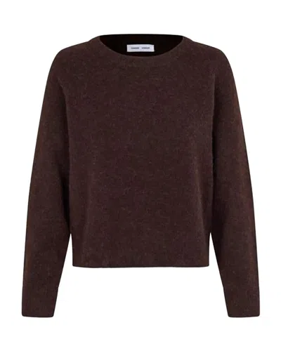 Samsoe & Samsoe Maglia Nor O-n Short 7355 In Brown