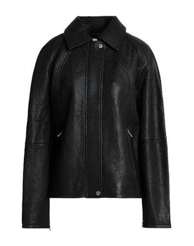 Samsoe & Samsoe Samsøe Φ Samsøe Woman Jacket Black Size S Lambskin