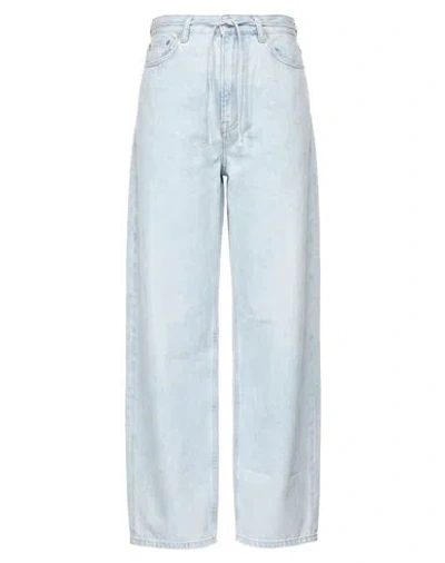 Samsoe & Samsoe Samsøe Φ Samsøe Woman Jeans Blue Size 26w-32l Cotton