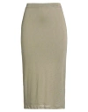 Samsoe & Samsoe Samsøe Φ Samsøe Woman Midi Skirt Khaki Size L Lyocell, Organic Cotton In Brown