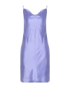 Samsoe & Samsoe Samsøe Φ Samsøe Woman Mini Dress Purple Size L Viscose, Silk In Blue