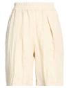 Samsoe & Samsoe Samsøe Φ Samsøe Woman Shorts & Bermuda Shorts Beige Size S Lyocell, Polyamide In White