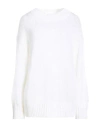 Samsoe & Samsoe Samsøe Φ Samsøe Woman Sweater White Size M Acrylic, Polyamide, Mohair Wool In White