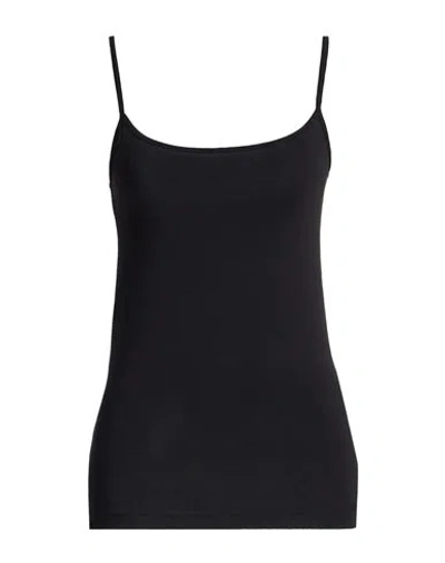 Samsoe & Samsoe Samsøe Φ Samsøe Woman Top Black Size M/l Organic Cotton, Modal, Elastane