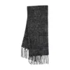 Samsoe & Samsoe Samsøe Samsøe Wool Check Scarf In Gray