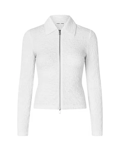 Samsoe & Samsoe Samsoe Samsoe Chic Lightweight Sweater For Women In White