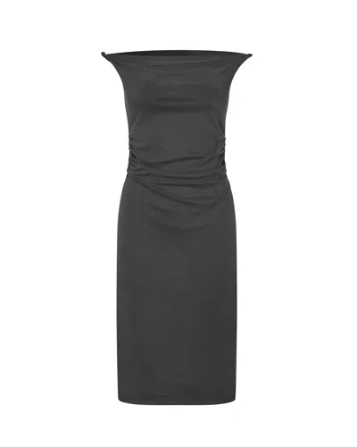 Samsoe & Samsoe Samsoe Samsoe Chic Mini Dress For Women - Ss26 Collection In Black