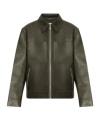 Samsoe & Samsoe Samsoe Samsoe Classic Zip-up Jacket In Green