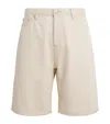 Samsoe & Samsoe Samsoe Samsoe Denim Saeddie Straight Shorts In Brown