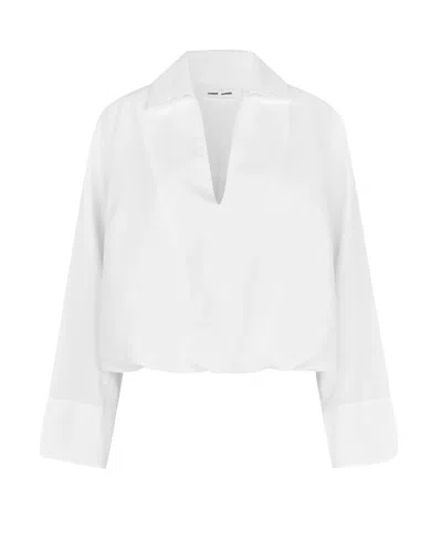 Samsoe & Samsoe Samsoe Samsoe Elegant Mini Shirt For Women In White