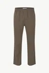 Samsoe & Samsoe Samsoe Samsoe Jabari Trousers In Brown