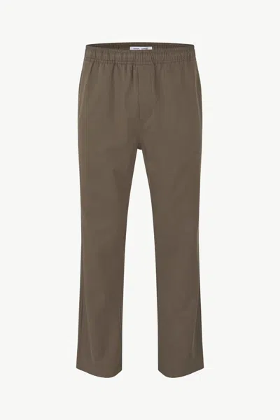 Samsoe & Samsoe Samsoe Samsoe Jabari Trousers In Brown