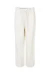 Samsoe & Samsoe Samsoe Samsoe Mid-waist Trousers With Elasticated Drawstring