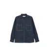 Samsoe & Samsoe Samsoe Samsoe Sadamon Shirt In Blue