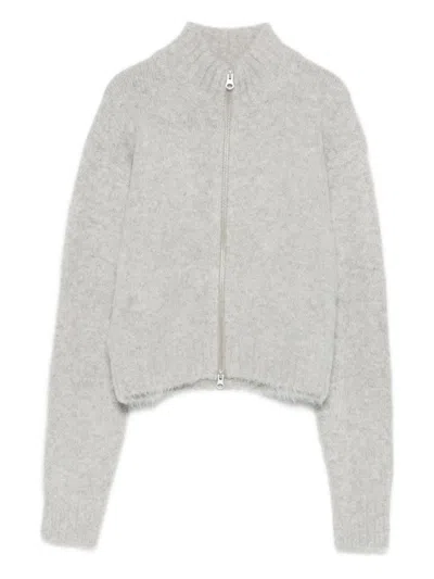 Samsoe & Samsoe Samsoe Samsoe Sajeanne Zip-up Cardigan In White