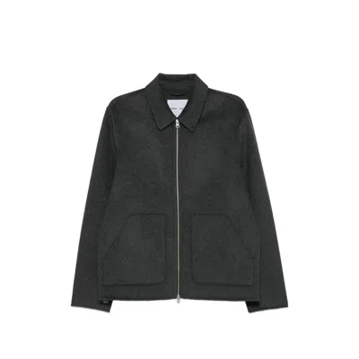 Samsoe & Samsoe Samsoe Samsoe Sapaulo Shirt Jacket In Black
