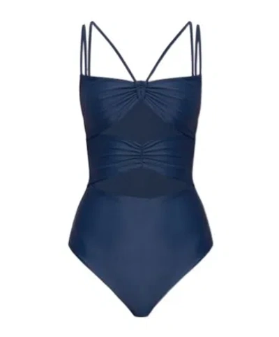 Samsoe & Samsoe Samsoe Samsoe Strappy Cutout Activewear In Blue