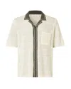 Samsoe & Samsoe Samsoe Samsoe Sustainably Crafted Button-up Shirt For Men In White