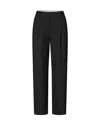 Samsoe & Samsoe Samsoe Samsoe Tailored Straight-leg Trousers In Black