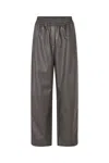 Samsoe & Samsoe Samsoe Samsoe Loose Fit Grey Trousers With Elongated Leg In Gray