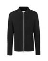 Samsoe & Samsoe Samsoe Samsoe Zip-front Knit Cardigan With Chest Pocket In Black