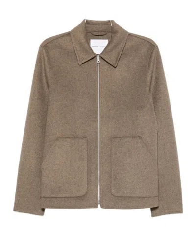 Samsoe & Samsoe Samsoe Samsoeouterwear In Coffee Color